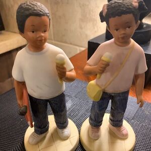 Porcelain Figurines with Ice Cream